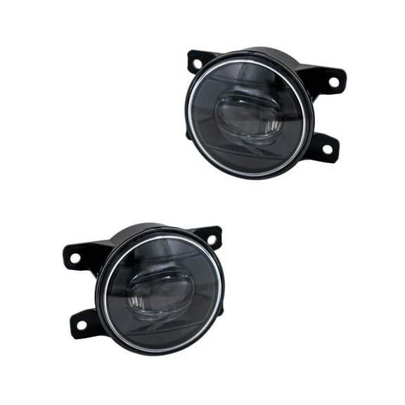 KarParts360 For Honda Ridgeline 2021 2022 2023 Fog Light Driver And Passenger Side | Pair | Front | LED | Clear Lens | Black Housing | Replacement For HO2592149, HO2593149 | 33950T20A01, 33900T20A01