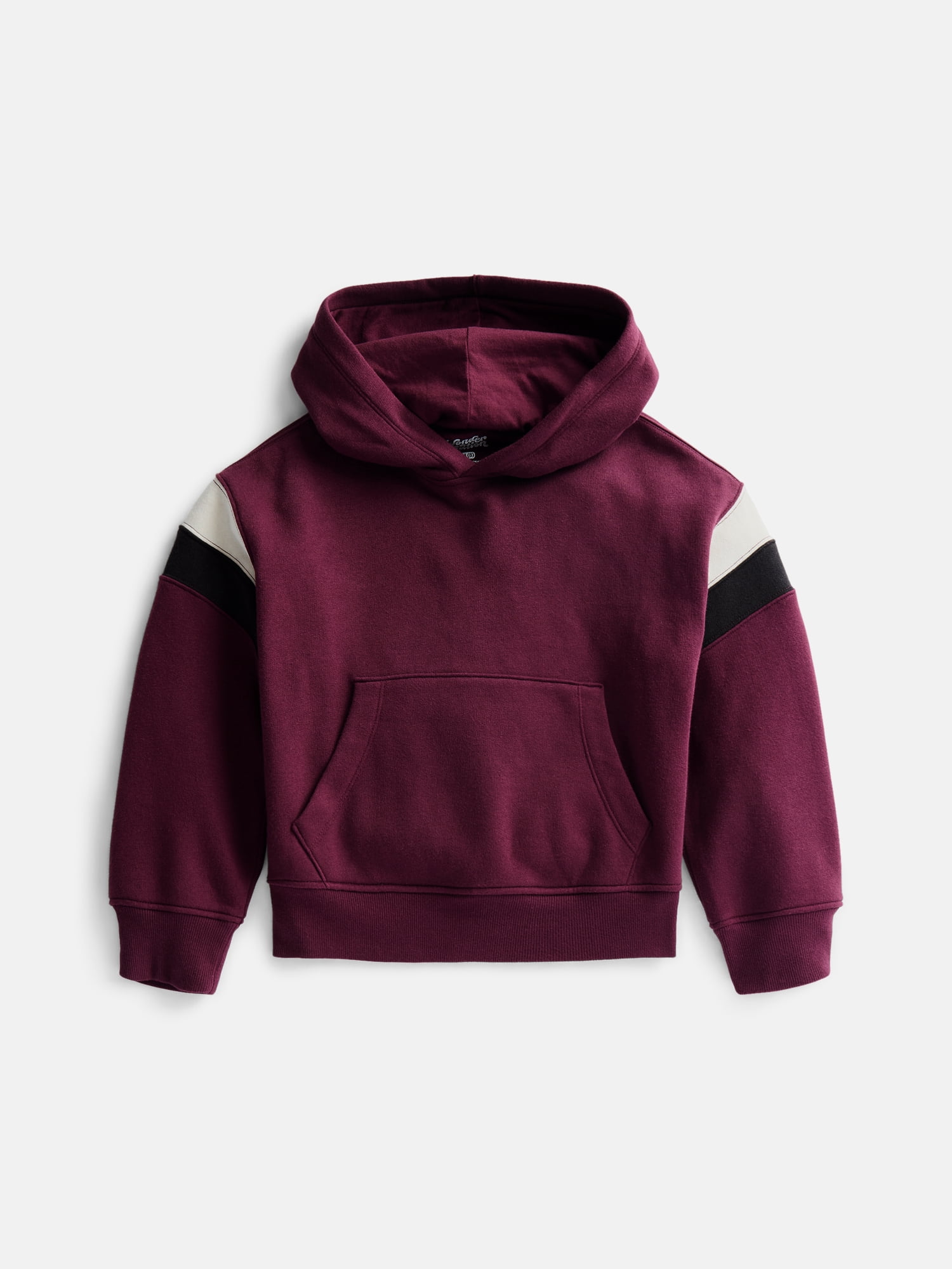 Wonder Nation Boys' Varsity Fleece Hoodie, Sizes 4-18 & Husky