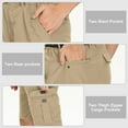 thumbnail image 3 of Jessie Kidden Hiking Cargo Shorts for Men Outdoor Lightweight Quick Dry Water Resistant Casual Fishing Work Shorts with Pockets, 3 of 9