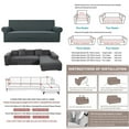 thumbnail image 7 of Stretch Plush Sofa Covers For Living Room 1/2/3/4 Seat All-inclusive Velvet Couch Covers Sofa Slipcover Towel, 7 of 7