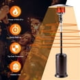 thumbnail image 5 of HZWDD 47000 BTU Outdoor Propane Patio Heater with Portable Wheels, 88 inch Standing Gas Outside Heater Stainless Steel Burner Commercial & Residential, 5 of 7