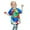 Y216-Blue, variant on PRfgtbd Cute Boys Shirts Tops Kids Art Smock With Sleeves Painting Apron For Children Boys Girls Craft Protective Coverall With Pocket Daily Casual Blouses