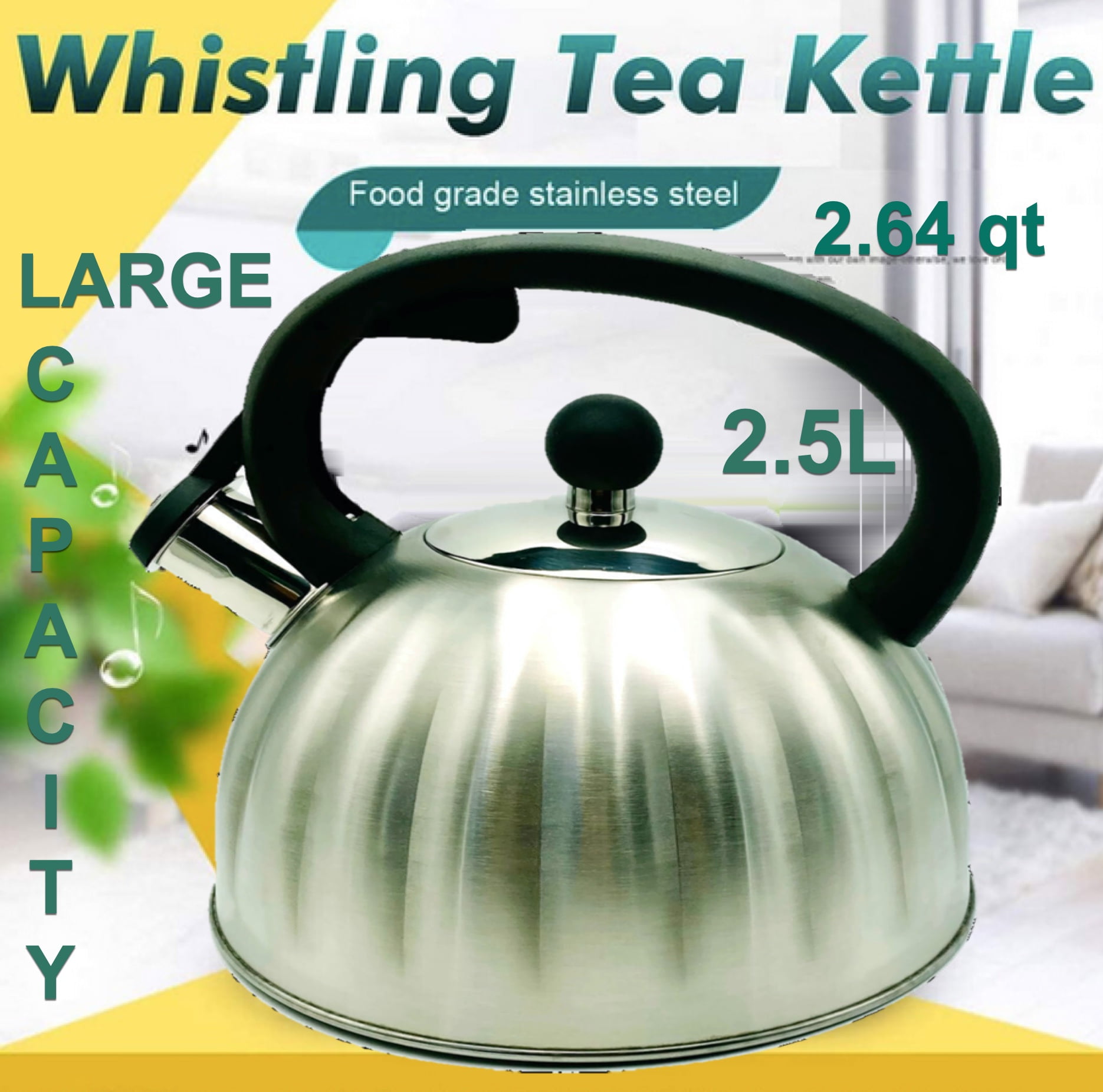 Loud Whistle Tea Kettle Modern — The Grateful Gourmet