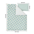 thumbnail image 5 of Green Checkered Duvet Cover and Pillowcase Set for Single Bedding, Bedroom Accessories for Kids Teens, 5 of 5