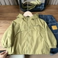 thumbnail image 2 of MKOSPLRT Kids Windbreaker Zip Up Coat 3-10Y Lightweight Solid Windproof Fall Jackets Casual Loose Outdoor Active Fashion Jacket for Boy, 2 of 8