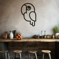 thumbnail image 4 of LaModaHome Exclusive Cute And Confused Parrot Metal Wall Art – Durable & Artistic Metal Wall Art for Home and Office Decor, Perfect for Any Interior Design Aesthetic, 4 of 5