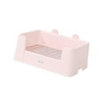 thumbnail image 1 of Bandeja de arena desmontable Yuyangstore para conejos y cachorros Rosa, 1 of 8