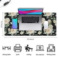 thumbnail image 5 of Long Mouse Pads for Desk,Pioneer Flower Floral Print Pattern Desk Mats on Top Of Desks, Desk Mouse Pad Extra Large with 3mm Non-Slip Base and Stitched Edge for Gaming,Office,Work,Home 35.4"x15.7", 5 of 6