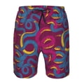 thumbnail image 3 of Goofa Colorful Snake Printed Mens Swim Trunks Summer Quick Dry Short Beach Swimwear Bathing Suits-3X-Large, 3 of 9