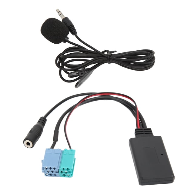 Car Wireless Module, Play Music Stereo AUX Cable Lossless Sound Handfree Microphone For Car Stereo 8PIN 6PIN Port