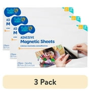 (3 pack) Hello Hobby Adhesive Magnetic Sheets, Boys and Girls, Child, Ages 8+