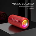 thumbnail image 2 of Altavoz Bluetooth Ortizan Portable IPX7 Resistente al Agua 24W Rojo, 2 of 7