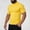 A81 Yellow, variant on Xdegoge Mens Athletic Mock Neck Short Sleeve Muscle Fit Shirts Workout Training Compression Tees Lightweight Base Layer Sports Gym Running Exercise Activewear T Shirts Tops