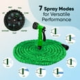 thumbnail image 5 of PortableOut 100ft Expandable Flexible Garden Water Hose, 3/4", 7 Sprayer Nozzle, Nylon, Outdoor, 5 of 7