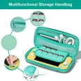 thumbnail image 3 of Carrying Case for Nintendo Switch Lite, Hard Protective Case, Storage Bag Accessories Include Screen Protector & Thumb Grips & Wrist Strap, Handheld Game Console Handbag Set-For Switch Lite, 3 of 6