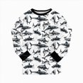thumbnail image 5 of HFHAPW Toddler Pajamas Kids Pajamas for Boys Girls Long Sleeve Set 2 Piece Snug Fit Pjs Set, 5 of 8