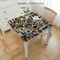 thumbnail image 2 of nygtbtfer Tablecloth , Red Yellow Green Table Cover for Party Picnic Dinner Decor, 2 of 7
