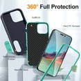 thumbnail image 4 of ShellTech for iPhone 15 Pro Max Case, iPhone 15 Pro Max Case with Kickstand, [Military Grade Shockproof][Three Layer Heavy Duty Drop Proof] Phone Case, Dustproof Phone Case for iPhone 15 Pro Max,E, 4 of 9