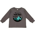 thumbnail image 3 of Inktastic Mommy's Hiking Buddy with Mountains and Trees Boys or Girls Long Sleeve Toddler T-Shirt, 3 of 5