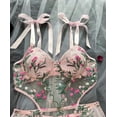 thumbnail image 4 of Pink Lace Teddy Bodysuit Lingerie, 4 of 7