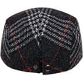 thumbnail image 5 of CoCopeaunts Newsboy Cap Woolen Plaid Mens Beret Ladies Beret Literary Youth Cabbie Hat Ivy Cap Peaked Cap Winter Hat, 5 of 7
