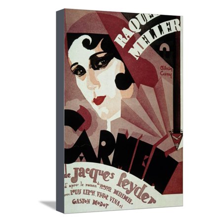 Carmen De Jacquesfeyder Avec Raquel Meller 1926 Stretched Canvas Print Wall Art