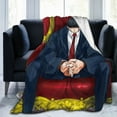 thumbnail image 6 of Magic And Muscles Blanket, Anime Throw Blanket For Bed Sofa Couch, Super Soft Flannel Blanket For Bedroom Livingroom, 80"X60", 6 of 9