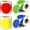 1000, variant on 1000 Pieces 2 Inch Round Adhesive Color Coding Dot Stickers, 4 Assorted Colors