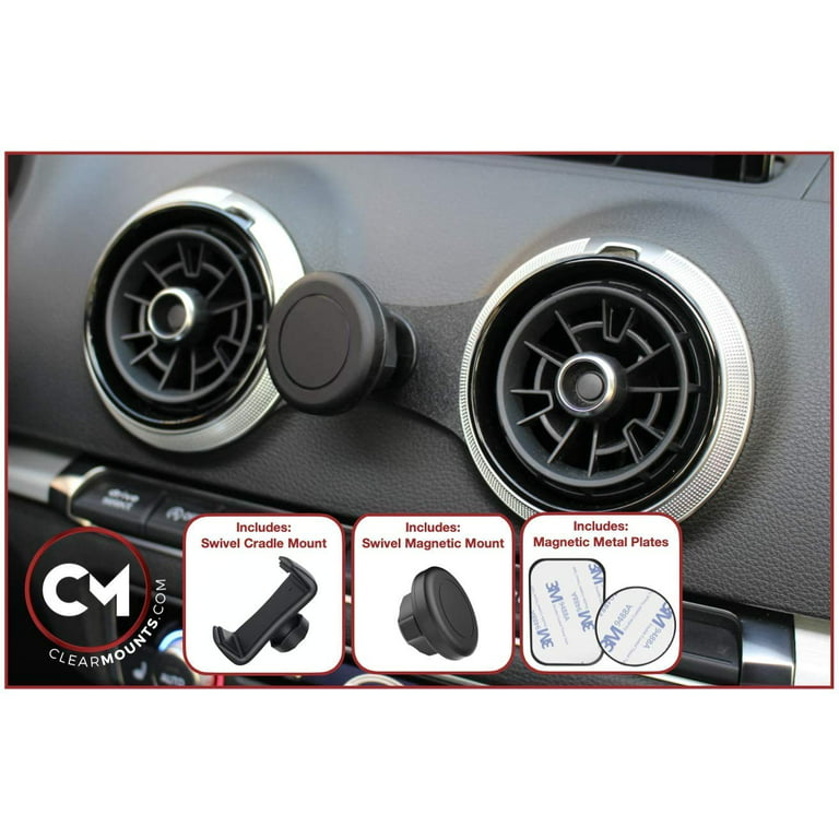 Support Telephone Voiture pour Audi A1 360 Rotatable Car Phone Holder Car  Air