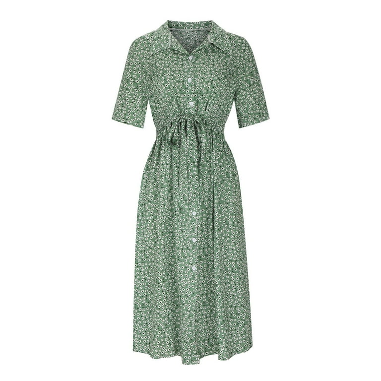 hvn green dress Silk Morgan Dress main image 0