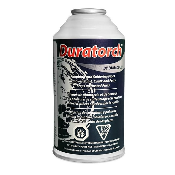 Duracool® DuraTorch™ Ultimate Fuel, offre jusqu'à 5 heures de durée de combustion. Excellent pour de nombreux travaux de plomberie.