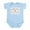 Sky Blue, variant on CafePress - Daddy's Little Persian Princess Infant Bodysuit - Baby Light Bodysuit, Size Newborn - 24 Months