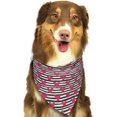 thumbnail image 6 of Naloa Hearts And Lines Dog Bandanas 1PC Washable Triangle Dog Scarfs Premium Durable Fabric, for Small Medium Large Dogs and Cats, 6 of 6