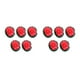 thumbnail image 2 of Flores de loto artificiales Advancent 5 piezas rojo brillante, 2 of 6