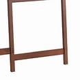 thumbnail image 2 of Saltoro Sherpi Center Partitioned Wooden Garment Rack with Peg Hooks, Dark Brown, 2 of 3