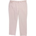 thumbnail image 2 of Calvin Klein Pantalon Habillé Coupe Ajustée Taille Mi-Haute pour Femmes, Rose, 12, 2 of 4