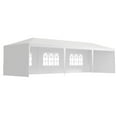 thumbnail image 3 of Patio Shades 10x30' Outdoor Garden Gazebo Wedding Party Tent Canopy Marquee with 5 Removable Sidewalls,Garden Umbrellas, 3 of 7