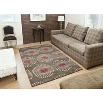 SAFAVIEH Soho Adeline Floral Wool Area Rug, Coffee/Brown, 7'6" x 9'6"