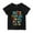 Black, variant on KAUOD Kids Cotton T-Shirt Boys Girls Toddler Baby Short Sleeve Round Neck Letter Print Tee Summer Casual Top Adorable Clothing