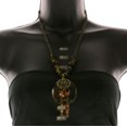 thumbnail image 3 of Mi Amore Flower Statement-Necklace Multicolor, 3 of 3