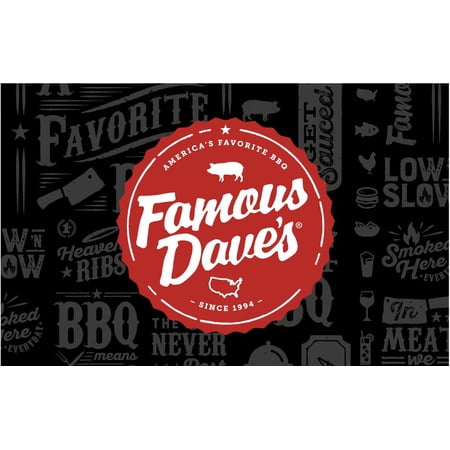 FAMOUS DAVES VGC eGift Card [Email Delivery]