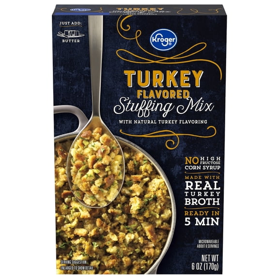 Kroger Turkey Flavored Stuffing Mix 6 oz - Pack of 1