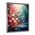thumbnail image 2 of Designart "Pink Enchanted Floral Botanical" Floral Framed Wall Art - Modern Pink Abstract Botanicals Living Room Framed Canvas Art, 2 of 6