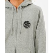 Rip Curl Men's Zip Hooded Fleece ~ Wetsuit Icon grey marle