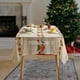 thumbnail image 2 of Mantel navideño para mesas rectangulares, decoración navideña, protector de mesa de 55 "x 94", decoración navideña para mesa de comedor, vacaciones BLESIY Manteles, 2 of 8