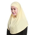 thumbnail image 6 of Women 2Pcs Hijab Cotton Stretch for Head Scarf with Tube Inner Underscarf, 6 of 20