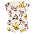 thumbnail image 3 of Disney Winnie the Pooh Eeyore Tigger Henley Romper 2 Pack Newborn to Infant, 3 of 5