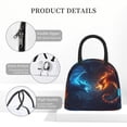 thumbnail image 4 of Easygdp Red And Blue Fire Dragon C Bolsa de Almuerzo Insulada Grande, Forro de Aluminio, Diseño Espacioso, a Prueba de Fugas, Ideal para Trabajo, Picnics, Viajes y Actividades al Aire Libre, 4 of 6