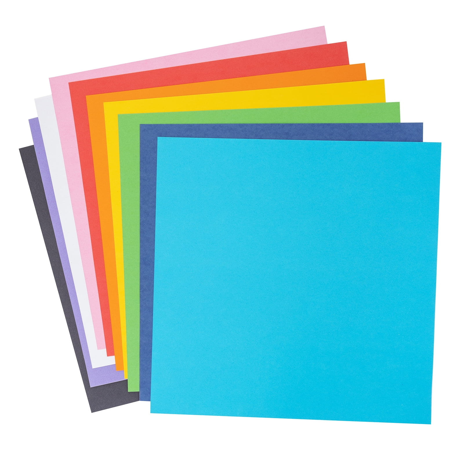 Colorbok Multicolor Premium Primary Cardstock, 12"x12", 108 lb/160 GSM, 180 Sheets