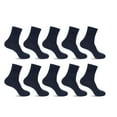 thumbnail image 2 of Minnieouse 10 Uds. De calcetines para hombre, calcetines absorbentes para el sudor de poliéster para verano e invierno, calcetín de tubo medio Medias Azul oscuro Minnieouse AP013508-05, 2 of 6